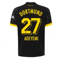 Camiseta Borussia Dortmund Karim Adeyemi #27 Segunda Equipación Replica 2023-24 mangas cortas